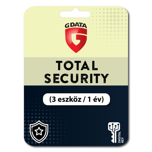 G Data Total Security (3 eszköz / 1 év)