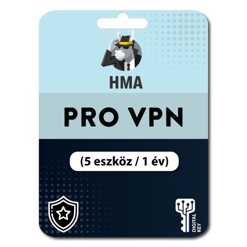 HMA! Pro VPN (5 eszköz / 1 év)